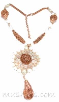 Indian ethnic necklace - click here for large view
